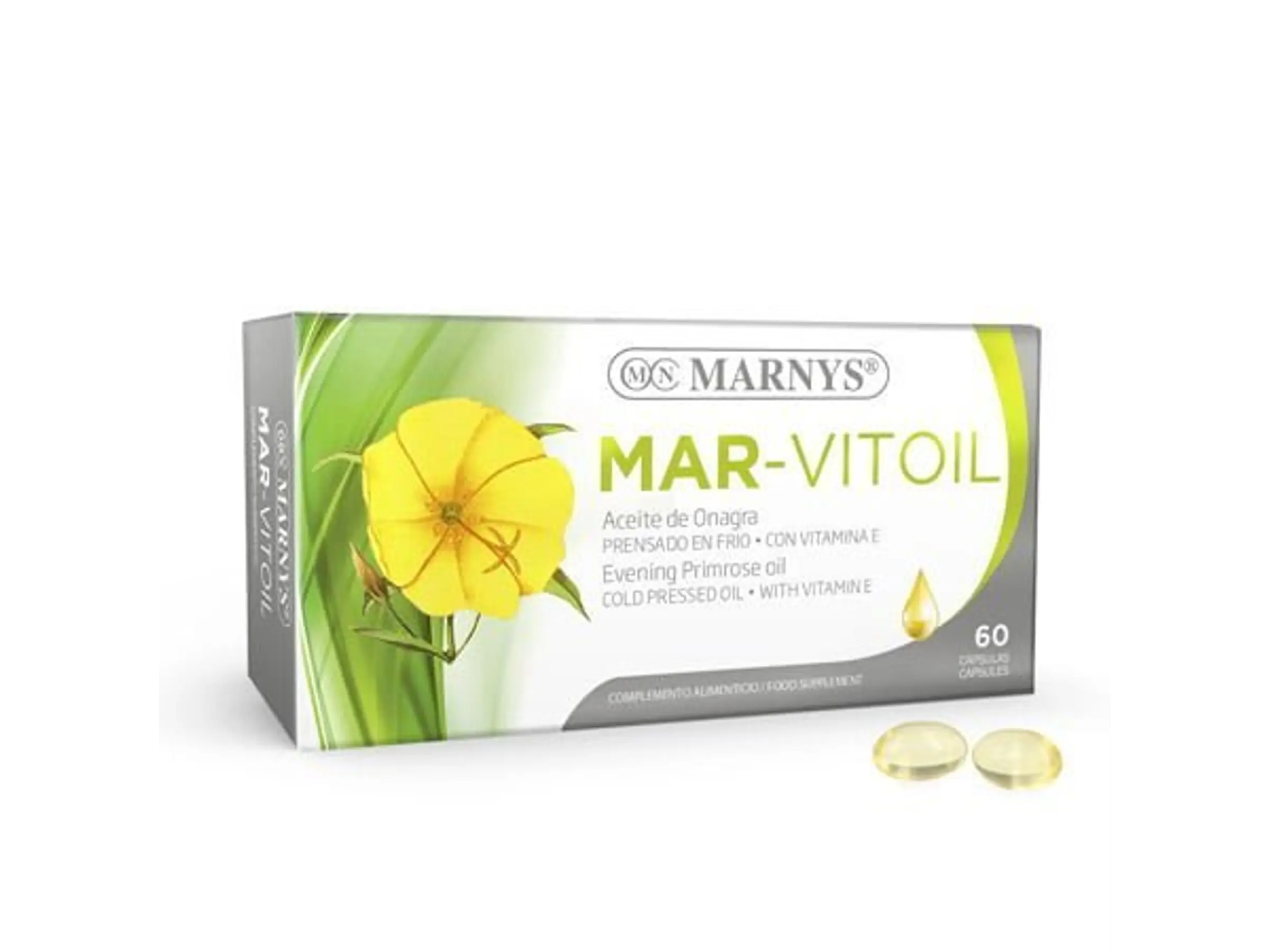 Mar-Vitoil Óleo de Onagra 60 Cápsulas Marnys 1