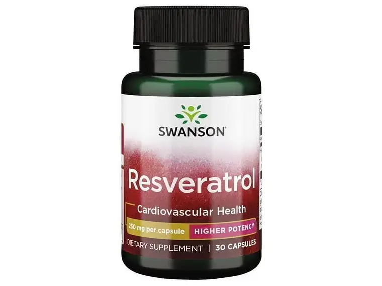 Resveratrol 250 Mg 30 Cápsulas  Swanson 1