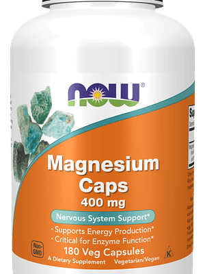 Magnesium 400 mg 180 Veg Capsules Now