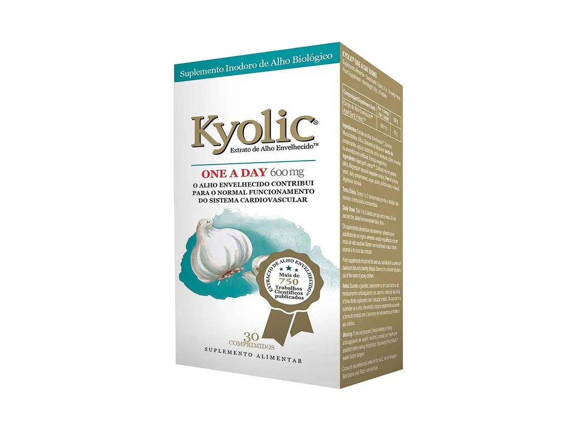 One Per Day 600mg 30 Comprimidos Kyolic 1