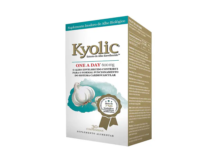 One Per Day 600mg 30 Comprimidos Kyolic 1