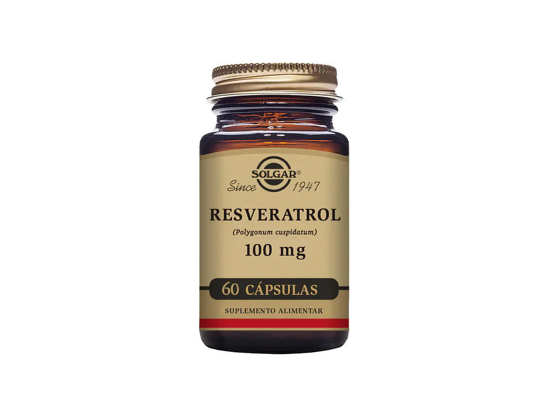 Resveratrol 100mg 60 Cápsulas Solgar 1