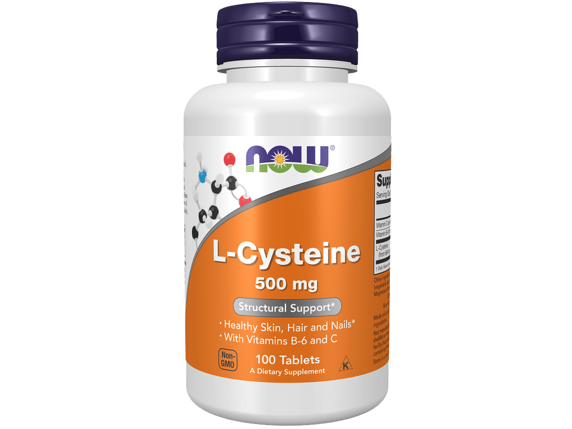 L-Cysteine 500 mg 100 Comprimidos Now 1
