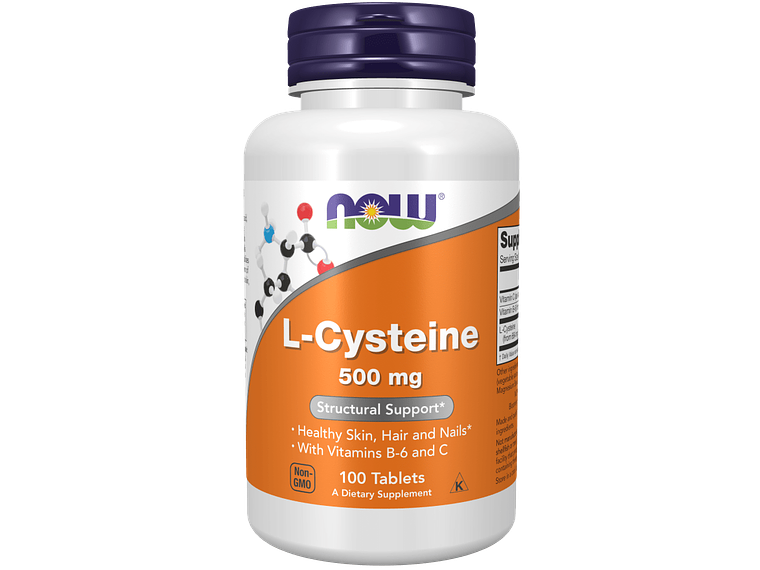 L-Cysteine 500 mg 100 Comprimidos Now 1