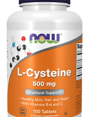 L-Cysteine 500 mg 100 Comprimidos Now