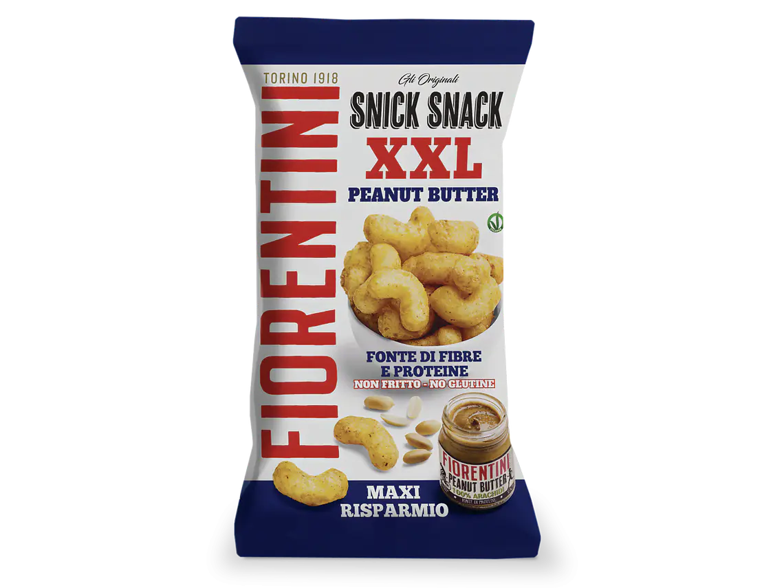 Snick Snack Peanut Butter XXL 140g Fiorentini 1