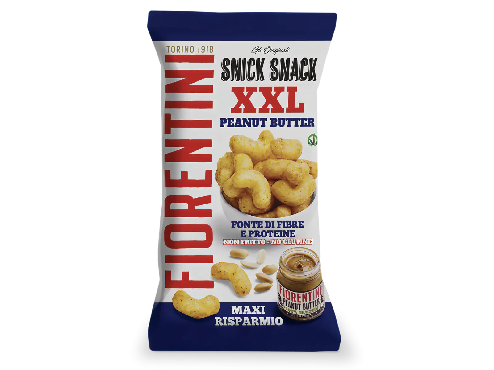 Snick Snack Peanut Butter XXL 140g Fiorentini 1