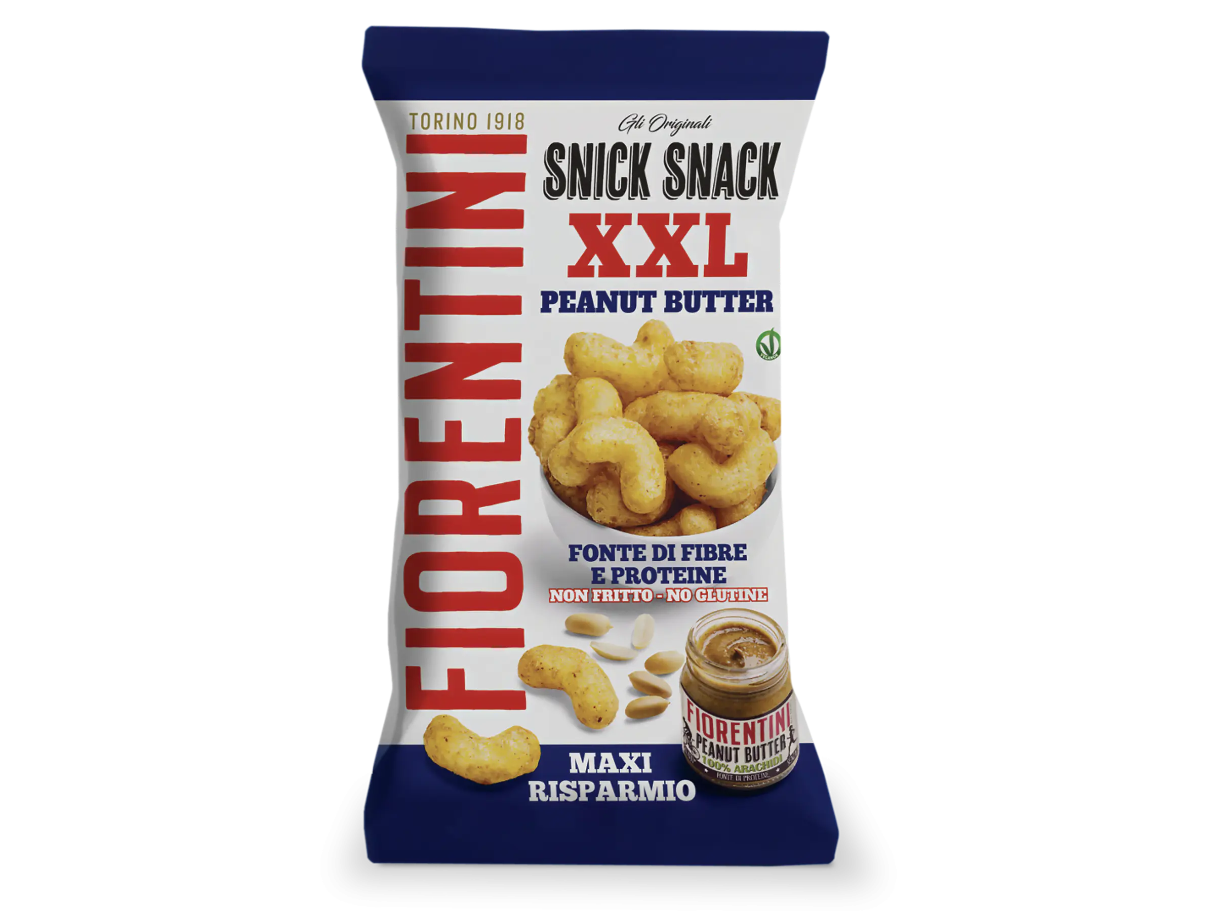 Snick Snack Peanut Butter XXL 140g Fiorentini 1