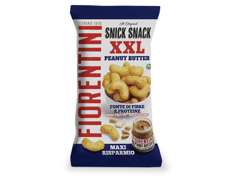 Snick Snack Peanut Butter XXL 140g Fiorentini 1