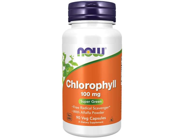 Chlorophyll 100 mg 90 Cápsulas Now 1