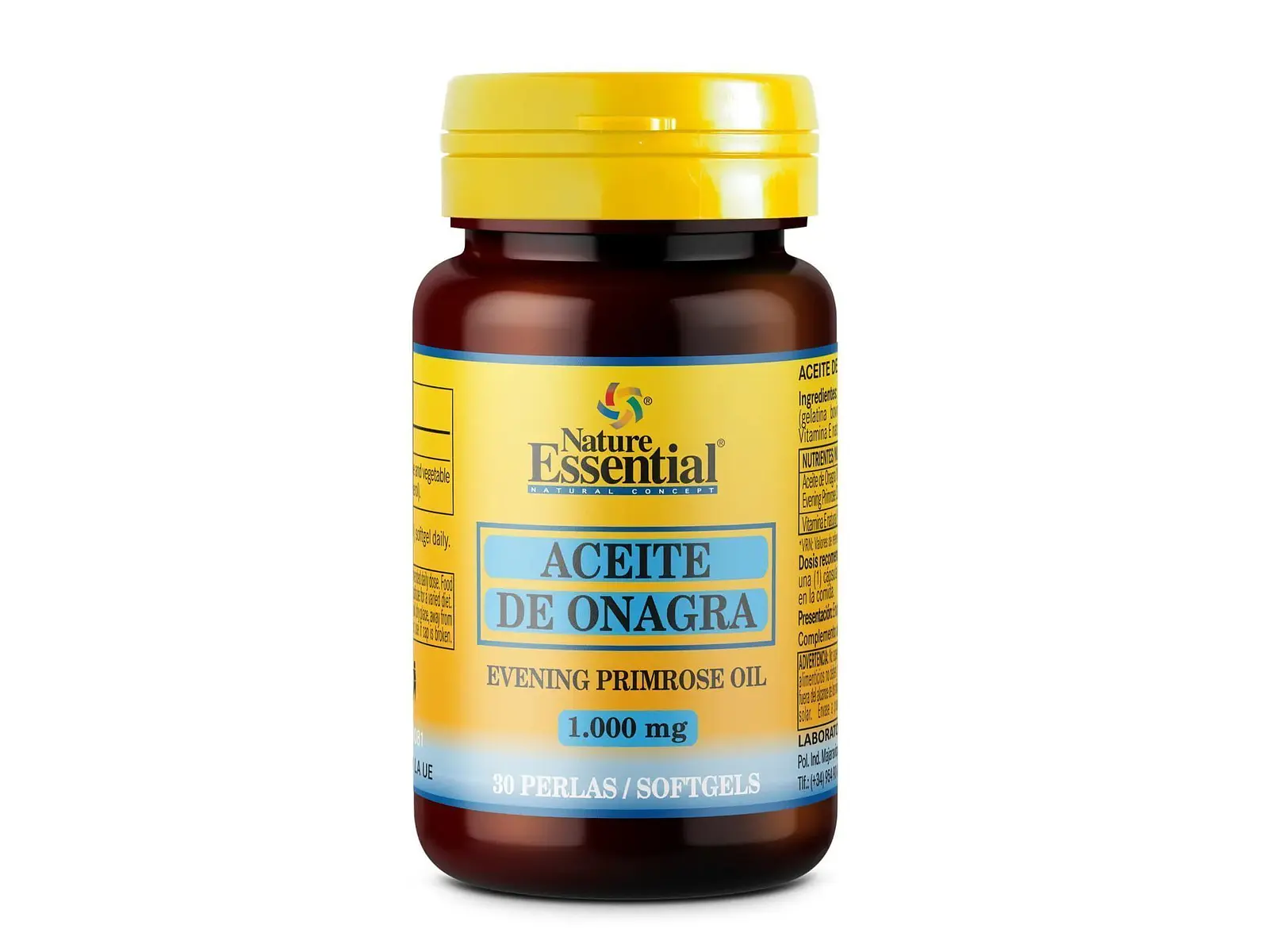 Óleo de Onagra 1000 mg. 30 Softgels Nature Essential 1