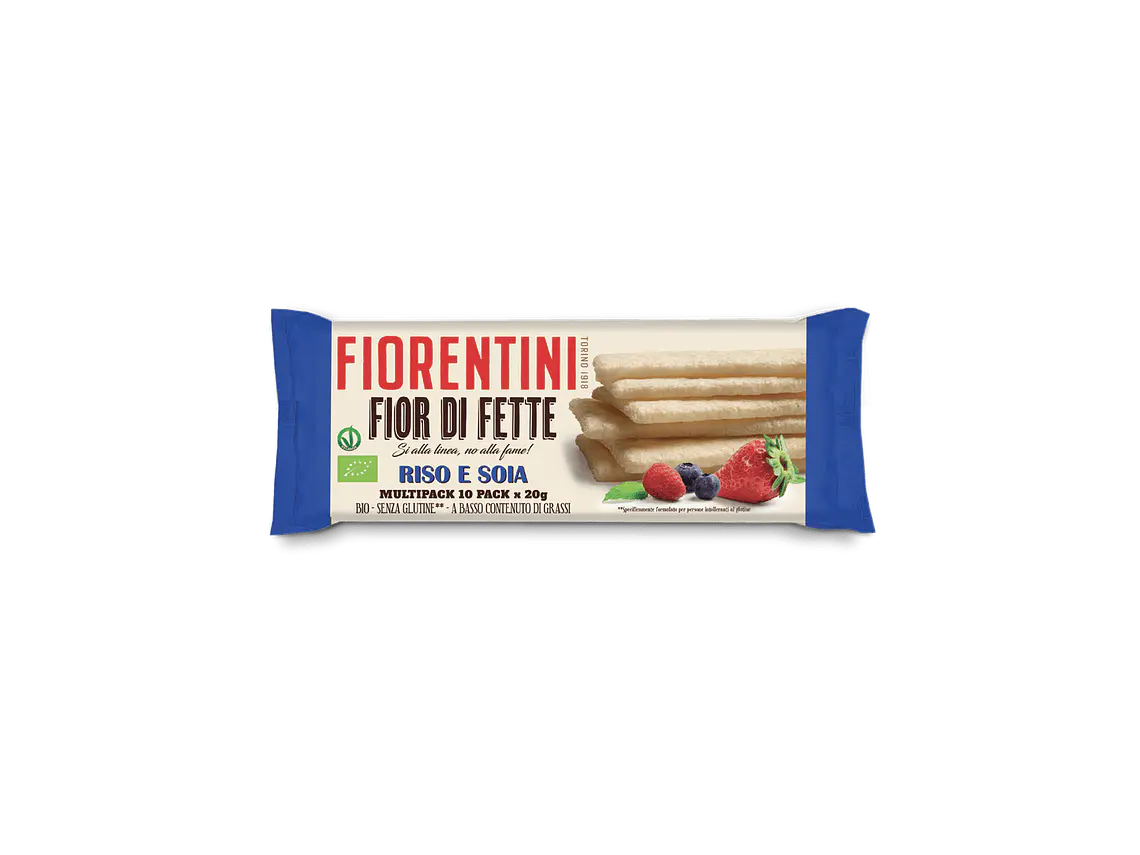 Tostas Fior Di Fette Arroz E Soja Bio 200g Fiorentini 1
