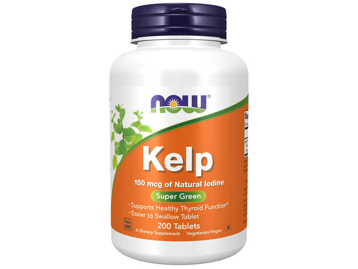 Kelp 150 mcg 200 Comprimidos Now 1