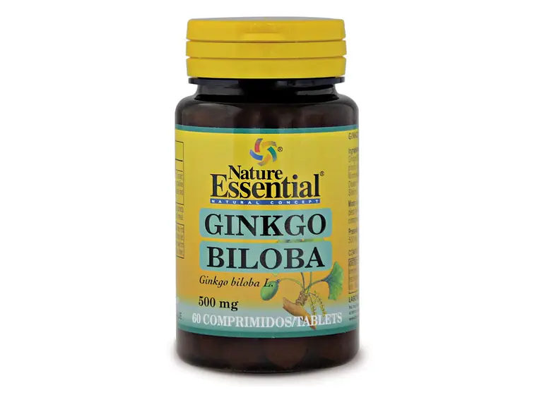 Ginkgo biloba 500 mg. 60 Comprimidos Nature Essential 1