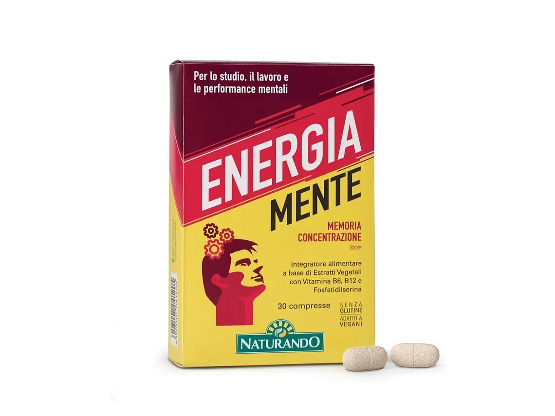 Energia Mente 30 Comprimidos Naturando 1
