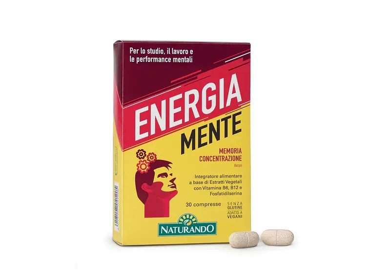 Energia Mente 30 Comprimidos Naturando 1