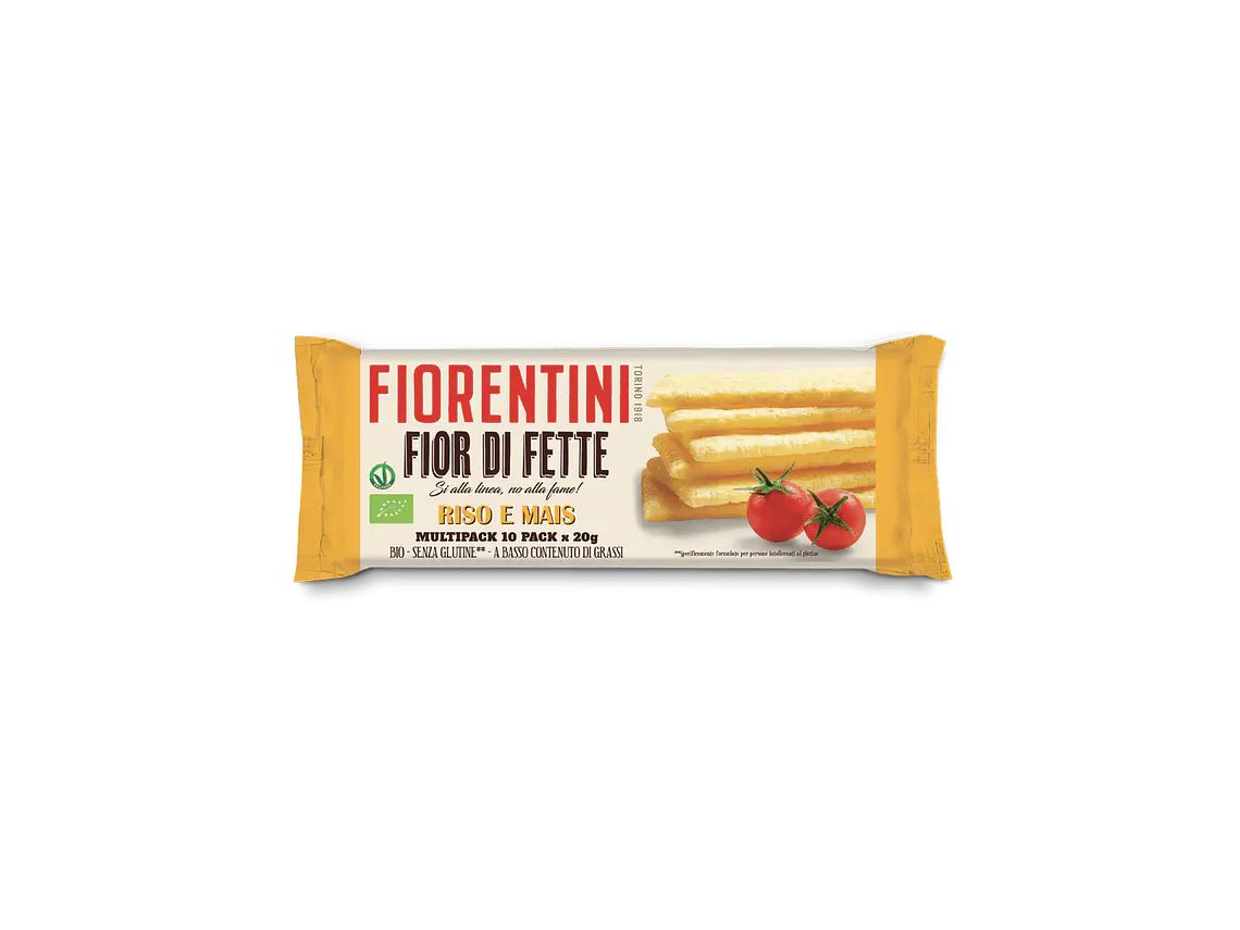 Tostas Fior Di Fette Arroz E Milho Bio 200g Fiorentini 1
