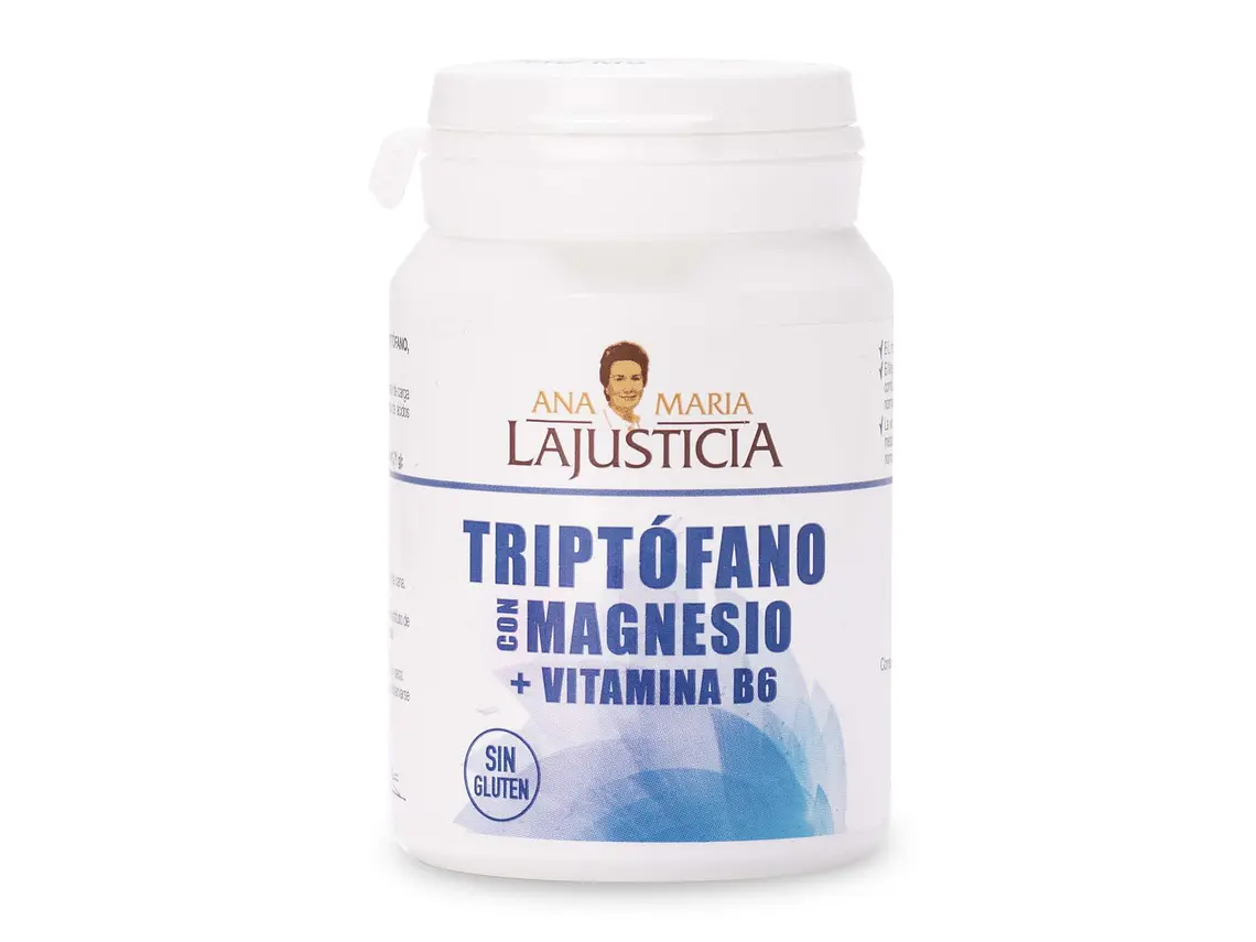 Triptófano Com Magnésio + Vitamina B6 60 comprimidos Ana Maria La Justicia 1