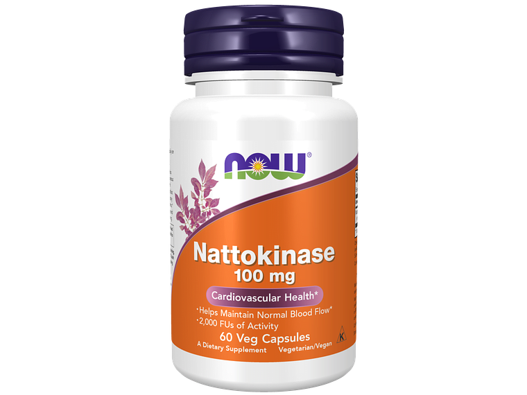 Nattokinase 100 mg 60 Veg Cápsulas Now 1