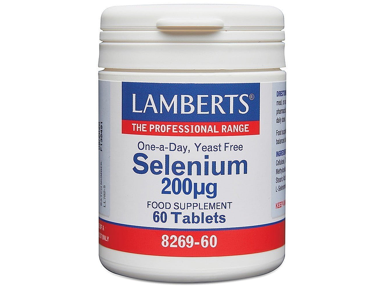 Selenium 200µg 60 Comprimidos Lamberts 1