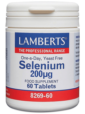 Selenium 200µg 60 Comprimidos Lamberts