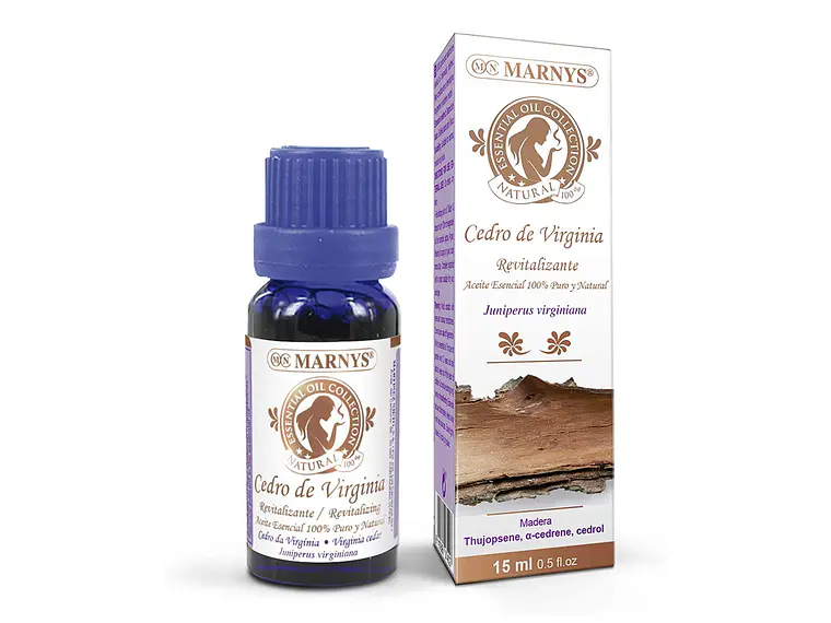 Óleo Essencial De Cedro De Virginia (Juniperus Virginiana) 15 Ml. Marnys 1