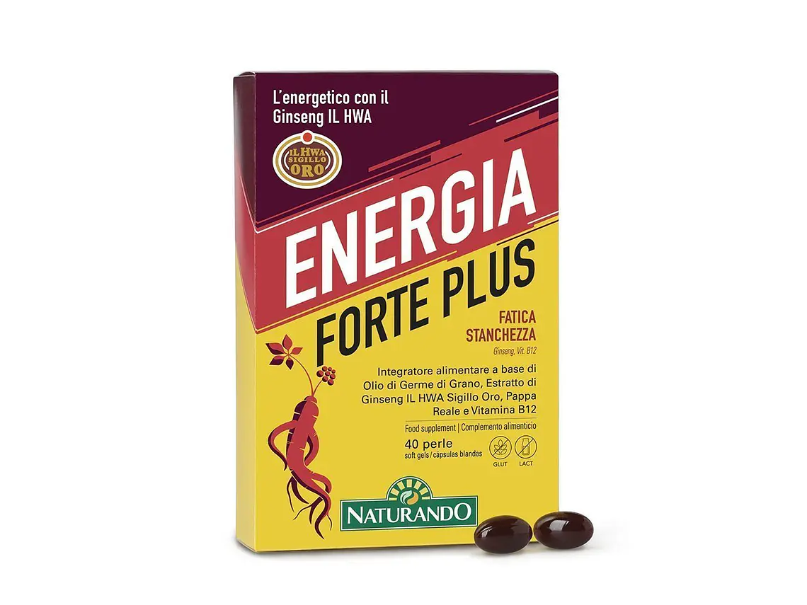 Energia Forte Plus 40 Softgels Naturando 1