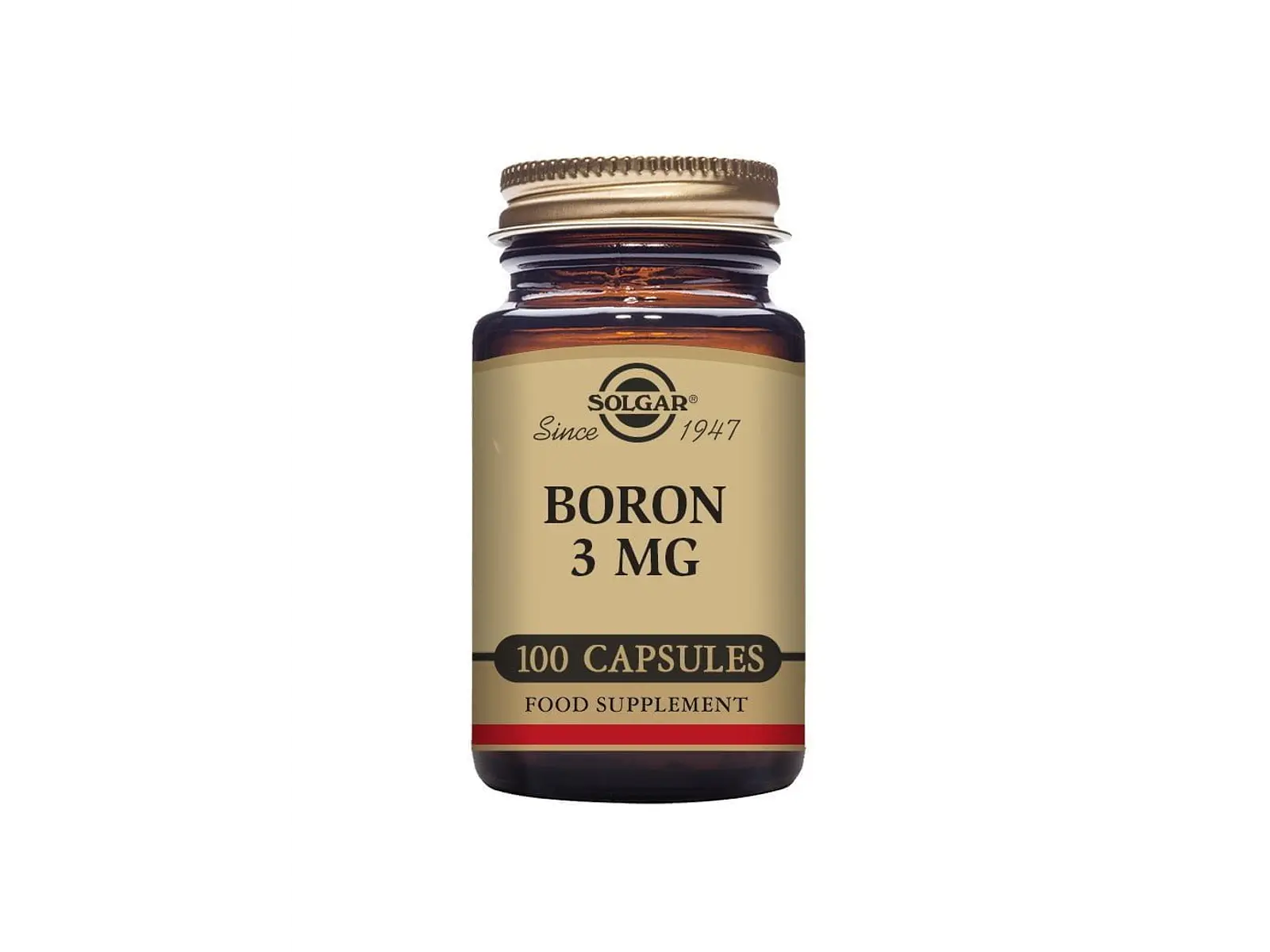 Boro 3 Mg 100 Cápsulas Solgar 1