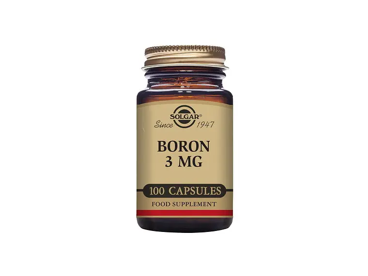 Boro 3 Mg 100 Cápsulas Solgar 1
