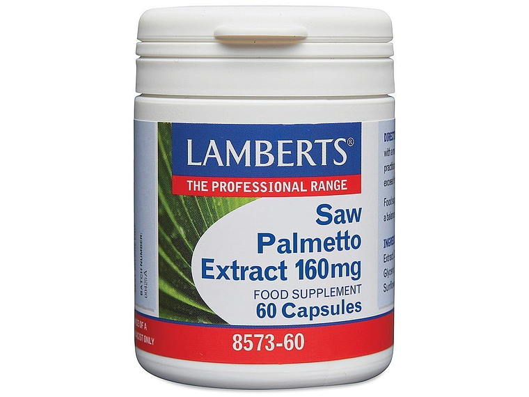 Saw Palmetto Extract 160mg 60 Cápsulas Lamberts 1