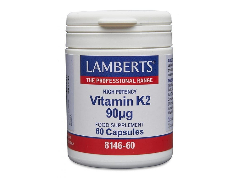 Vitamina K2 90µg 60 Cápsulas Lamberts 1