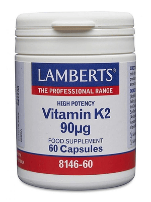Vitamina K2 90µg 60 Cápsulas Lamberts