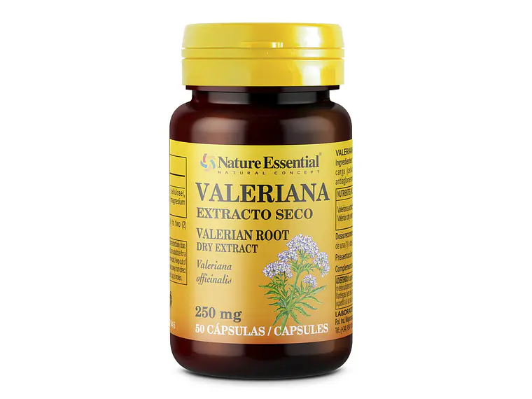 Valeriana 250 Mg 50 cápsulas Nature Essential 1