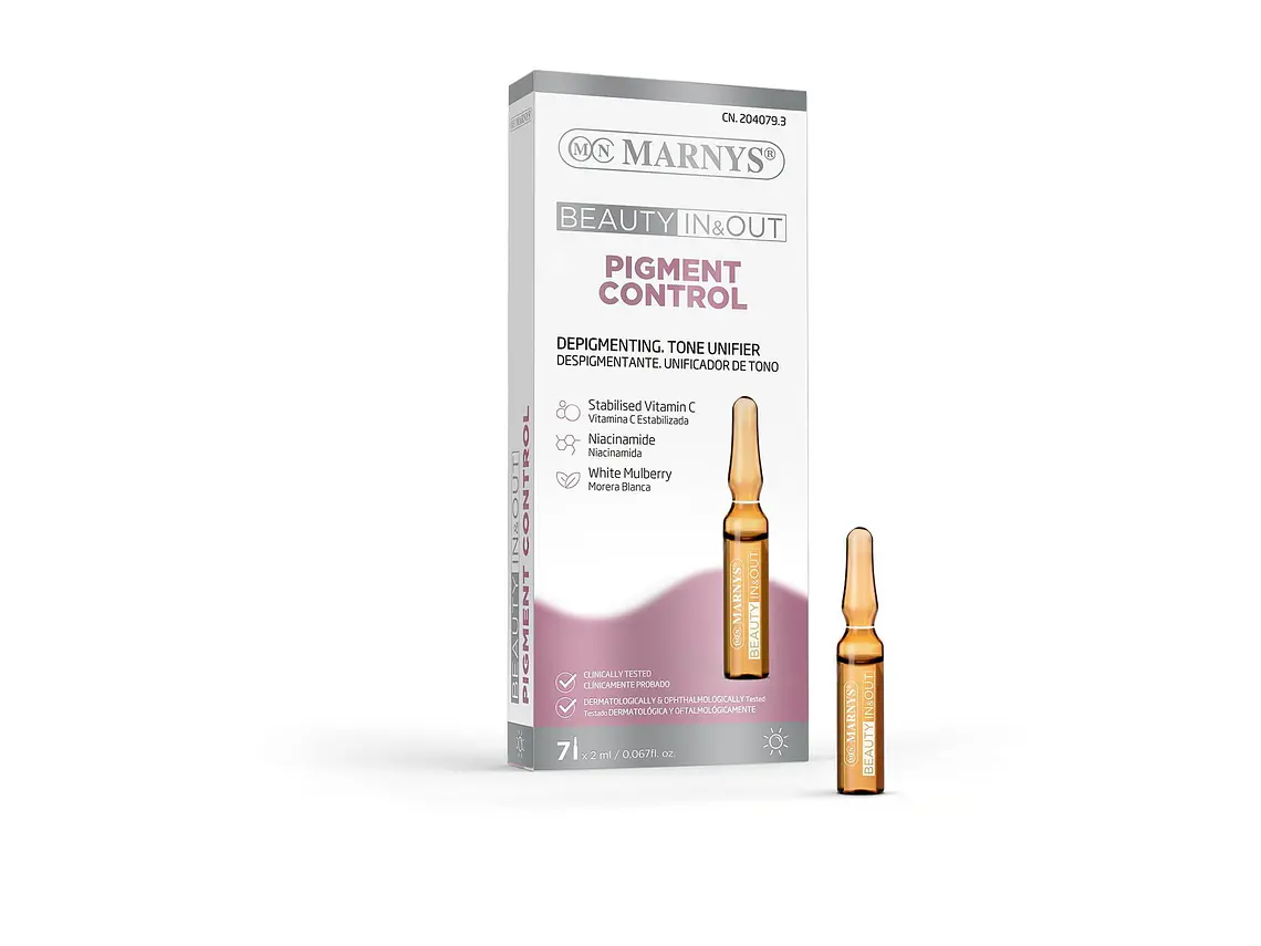 Controlo da Pigmentação 7 Ampolas Marnys 1
