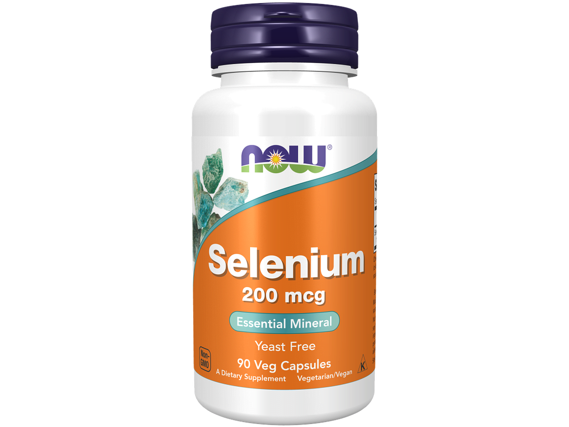Selenium 200 mcg 90 Cápsulas Now 1