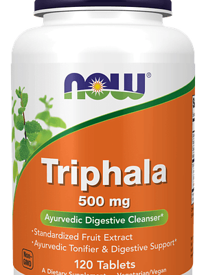 Triphala 500 mg 120 Comprimidos Now