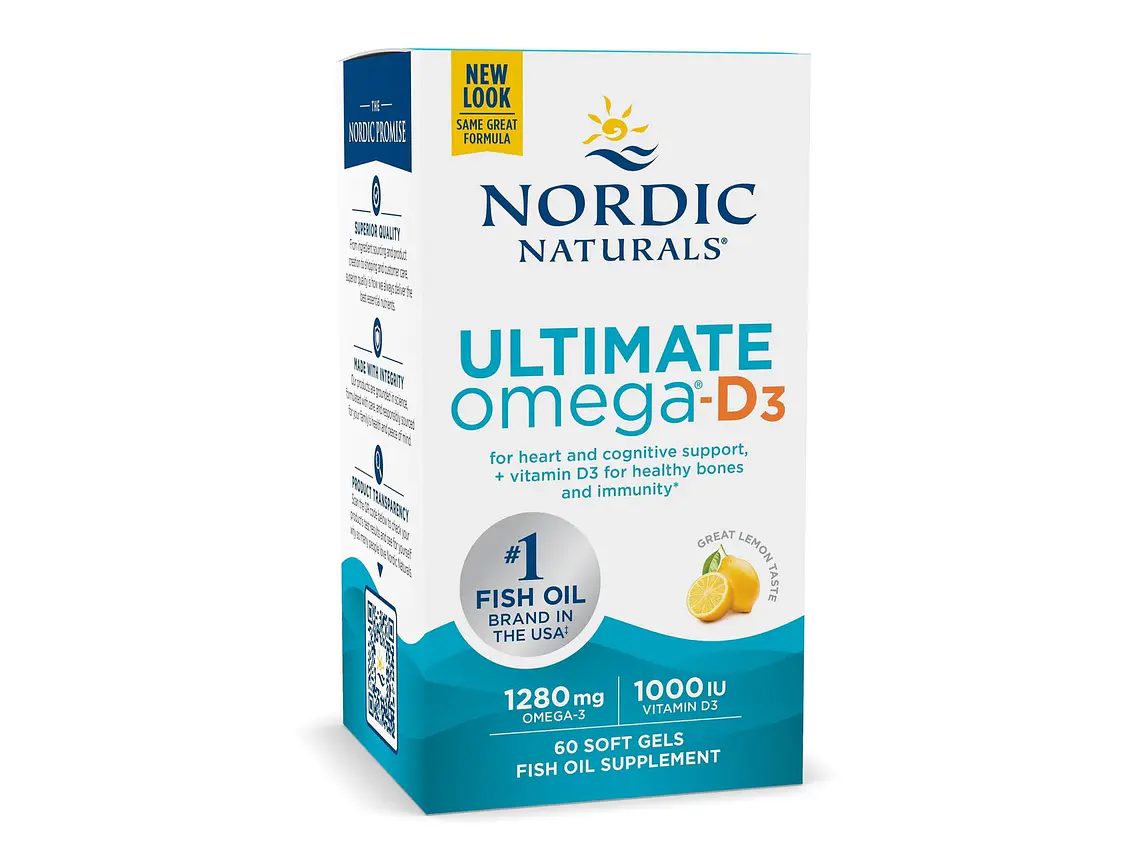 Ultimate Omega D3 120 Softgels Nordic Naturals 1