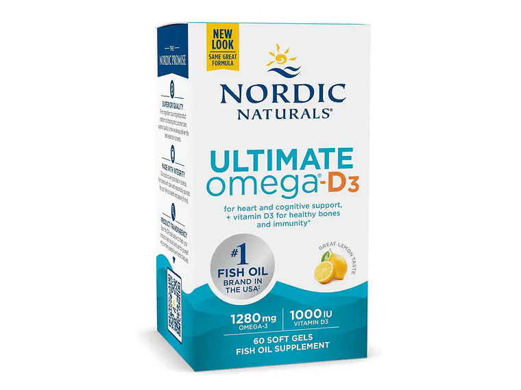 Ultimate Omega D3 120 Softgels Nordic Naturals 1
