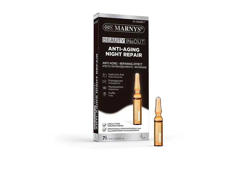 Reparador Noturno Anti-Envelhecimento 7 Ampolas Marnys 1