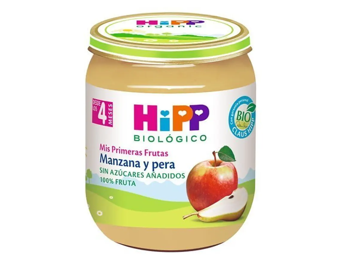 Puré De Maçã Em Pêra Bio 125 G Hipp 1