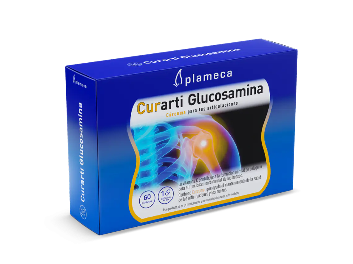 Curarti Glucosamina 60 Cápsulas Plameca 1