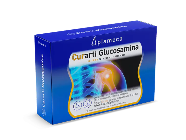 Curarti Glucosamina 60 Cápsulas Plameca 1