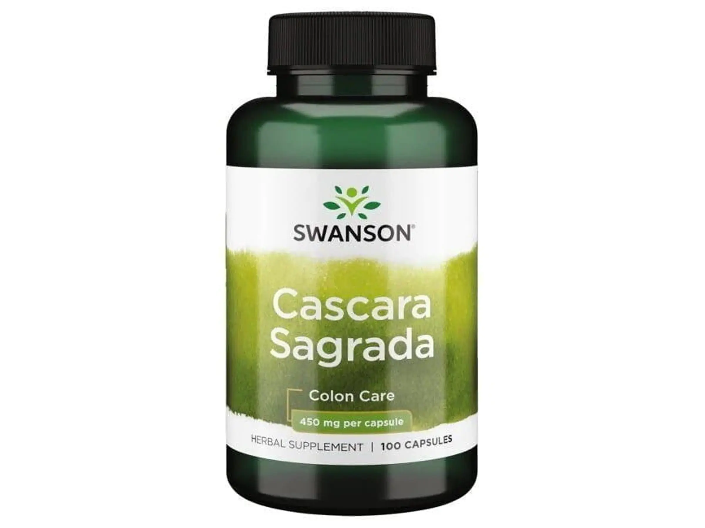 Cáscara Sagrada 450 Mg 100 Cápsulas  Swanson 1