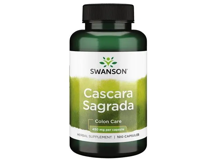Cáscara Sagrada 450 Mg 100 Cápsulas  Swanson 1