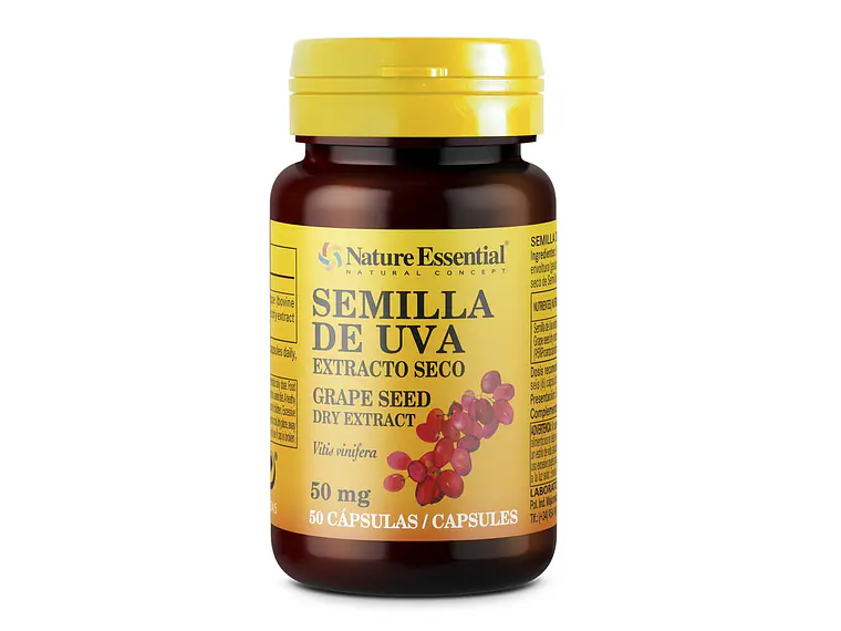 Sementes de Uva 50 mg 50 Cápsulas Nature Essential 1
