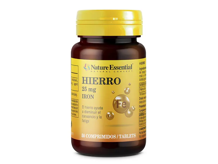 Ferro 25 mg 50 Comprimidos Nature Essential 1