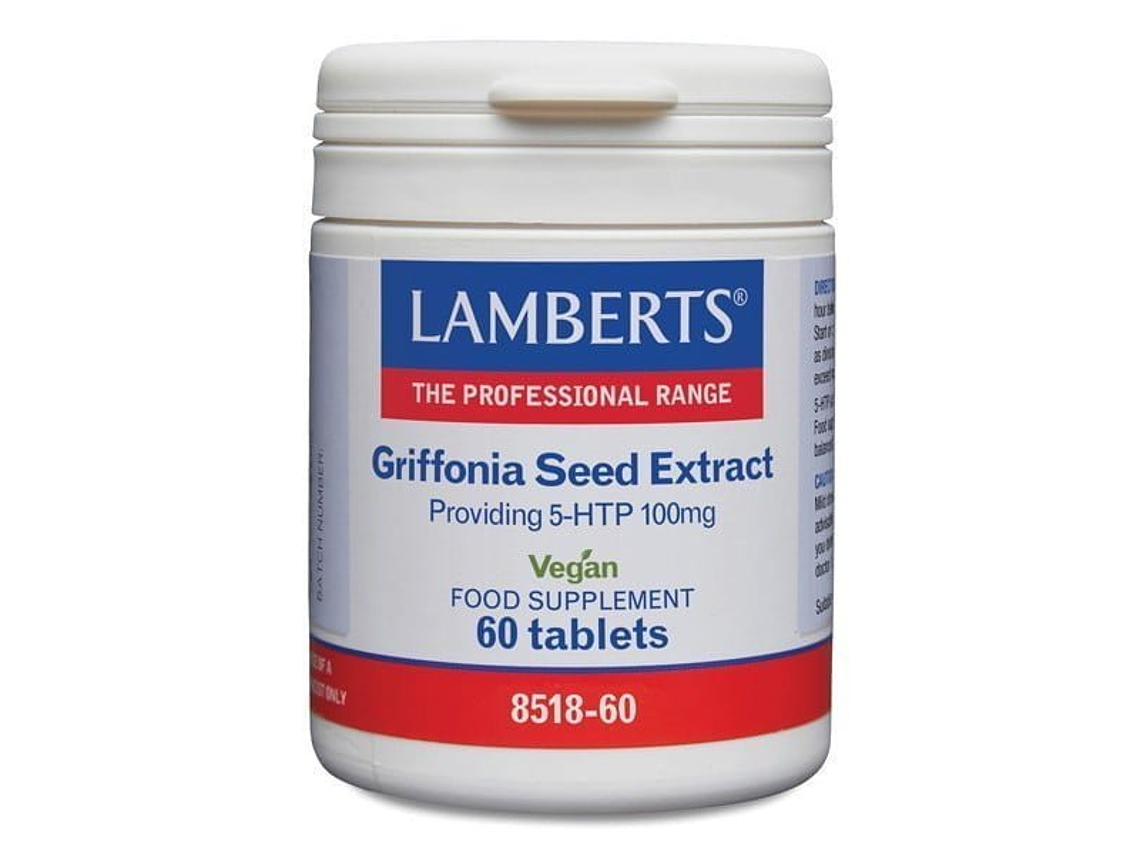 Extracto de Sementes de Griffonia (5-HTP - 100mg) 60 Comprimidos Lamberts 1