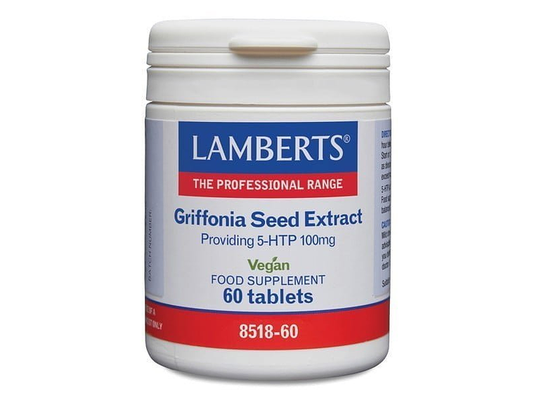 Extracto de Sementes de Griffonia (5-HTP - 100mg) 60 Comprimidos Lamberts 1