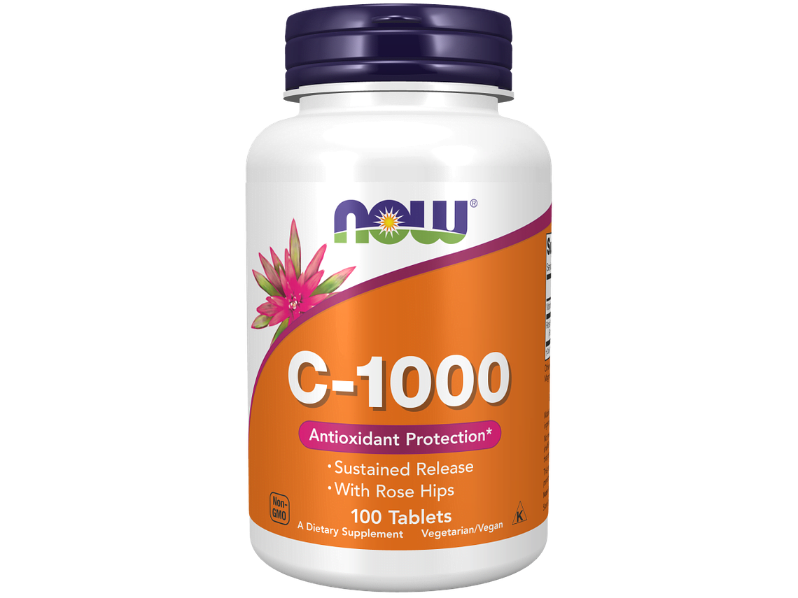 Vitamin C-1000 Sustained Release 100 Comprimidos Now 1