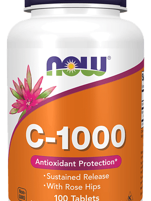 Vitamin C-1000 Sustained Release 100 Comprimidos Now